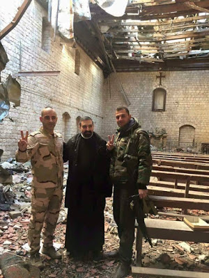 Dans la vieille ville d’Alep les cloches des églises sonnent à toute volée pour fêter la libération