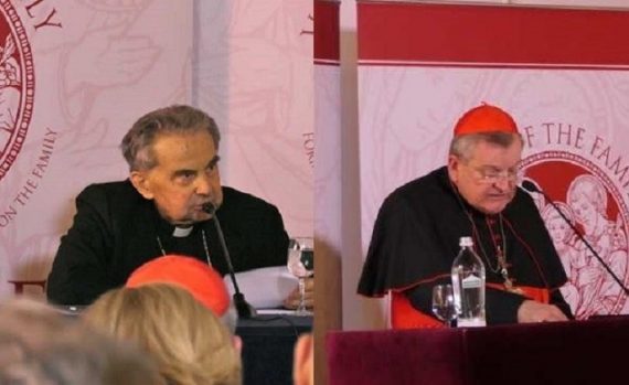 Au “Rome Life Forum”, les cardinaux Burke et Caffarra parlent des liens de Fatima avec la crise de la famille, du respect de la vie, du mariage cardinaux Burke Caffarra Fatima crise famille mariage Rome Life Forum